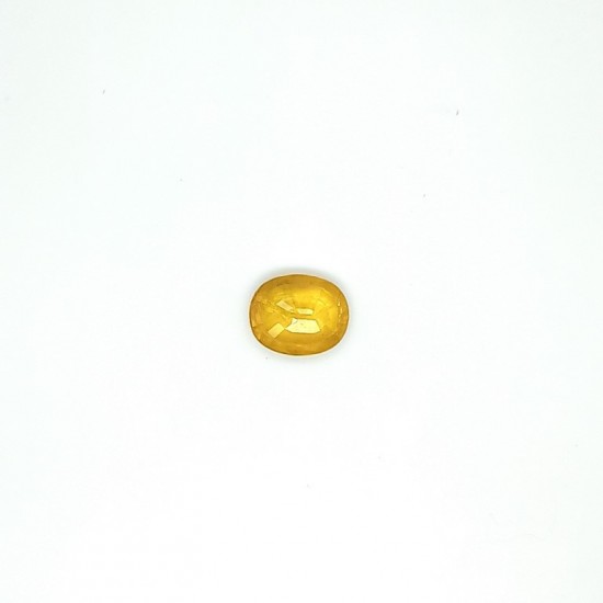 Yellow Sapphire (Pukhraj) 6.27 Ct Certified Yellow Sapphire (Pukhraj) 6.27 Ct Certified